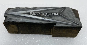 Pacesetter Homes Custom Advertising Old Wood Print Block Tile Embossed Vintage ! - Picture 1 of 4