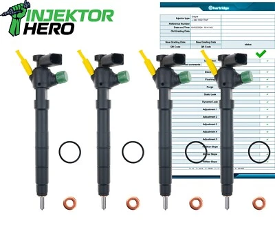 4x 04L130277AP INJEKTOR EINSPRITZDÜSE VW MULTIVAN 2.0 TDI 28475604 04L130277BB - Bild 1 von 4