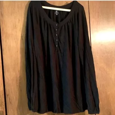 Gap Maternity Black Long Sleeved Shirt Sz L Excellent Condition! - Image 1 of 4