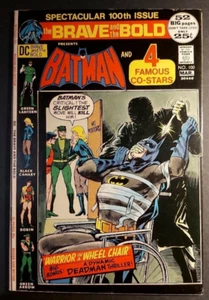 The Brave and the Bold #100 / Batman / Black Canary / Neal Adams / 1972 / F/VF - Picture 1 of 8