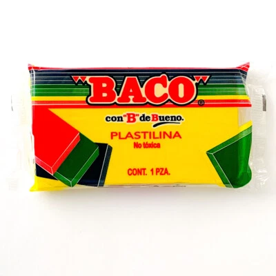 Baco Plastilina Reusable and Non-Drying Modeling Clay bars 180g (6.34oz) - Изображение 1 из 3