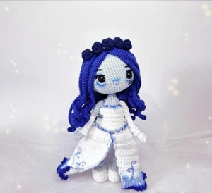 Corpse Bride Crochet , amigurumi, doll, toy, gift, handmade, crochet, - Picture 1 of 5