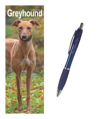 Greyhound Slim Calendar 2026 + EXCLUSIVE LIMITED EDITION PEN