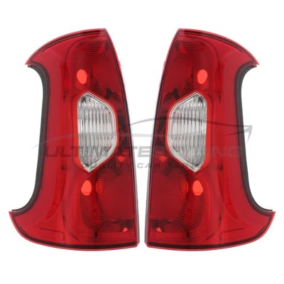 Par de lentes de luz trasera izquierda y derecha para Fiat Panda 2012-2021 hatchback hatchback Foto 1 de 4