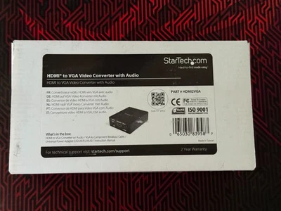 StarTech HDMI2VGA / HDMI to VGA Video Adapter Converter with Audio - Bild 1 von 4