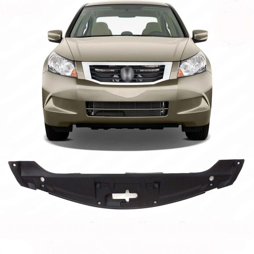 Fits 2008-2010 Honda Accord Front Upper Radiator Support Cover Black HO1223102 Foto 1 de 1