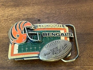 RARE Vintage Cincinnati Benga NFL Officially Licensed Product Belt Buckle - Picture 1 of 5