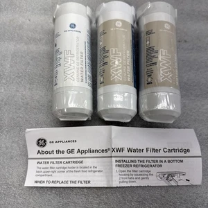 3 pcs GE XWF Replacement Refrigerator Water Filter NEW, SEALED - Picture 1 of 3