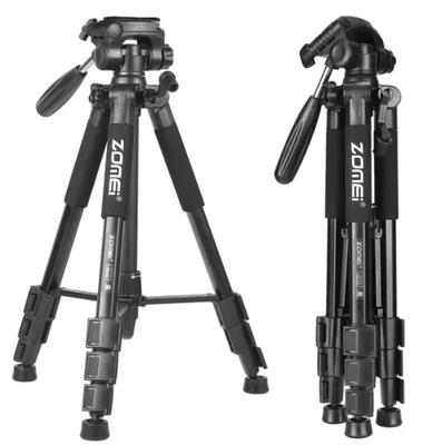 ZOMEi Q111 Portable Aluminum Tripod Stand  for Live Broadcast Video Photography - Image 1 of 4