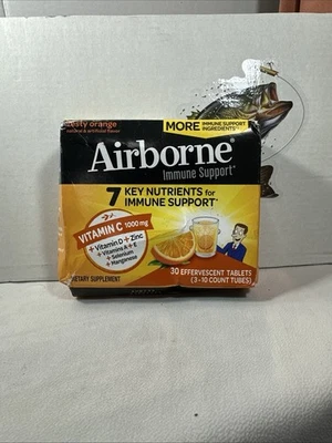 Vitamina C en el aire 1000 mg comprimidos de apoyo inmunológico naranja picante 30 quilates NUEVO 27/04 Foto 1 de 3