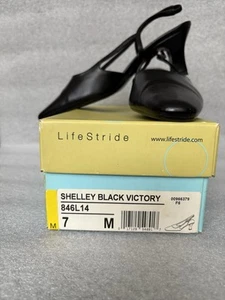 Life Stride Leather Jayla  Size 7 M 2" Heel Shoes .Wore Once .Great Condition. - Picture 1 of 6