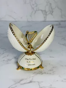 Vintage Timeless Harmony Irish Treasure Egg Plays an Irish Lullaby Rare - Picture 1 of 6