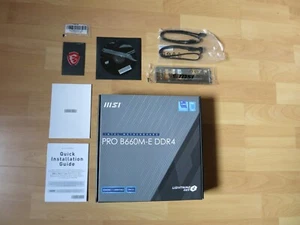 MSI PRO B660M-E, newest BIOS, Intel 14th gen CPU funktioniert sofort nach Einbau - Bild 1 von 9