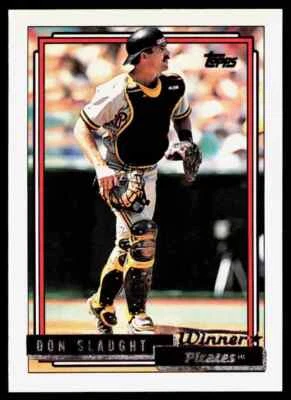 Don Slaught 1992 Topps Gold Winners #524 - Image 1 of 2