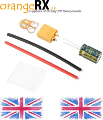 DIY XT60 2-6S Power Filter Lead with 25V 2200UF filter capacitor RC Drone Pane - Image 1 of 4