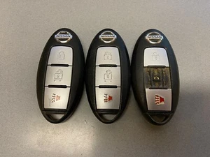 LOT 3 NISSAN PATHFIND KEY FOB FCC ID KR5S180144014 REMOTE KEYLESS S180144005 OEM - Picture 1 of 2