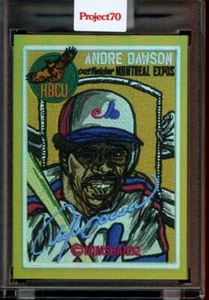 2021 Topps Project 70 Card #424 Andre Dawson 1954 by Mimsbandz Rainbow Foil /70 - Picture 1 of 2