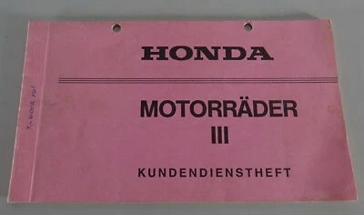 Scheckheft / Kundendienstheft Honda XL 600 R Stand 04/1983 - Bild 1 von 2