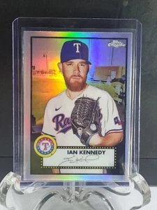 IAN KENNEDY 2021 Chrome Platinum Anniversary Refractor #453 Texas Rangers 🔥 - Picture 1 of 2
