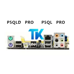 NEU IO I/O SHIELD Rückplatte MISCHEN HALTERUNG für ASUS P5QLD PRO P5QL PRO - Bild 1 von 2