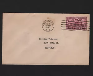 OPC 1937 Washington DC Sc#787 FDC - Bild 1 von 1