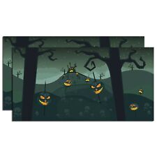 SPOOKY BACKDROP (Lot of 2) 20"H x 38"W for Display or Photography Dolls Figures+