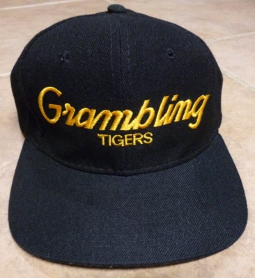 Vtg Used Grambling State Tigers Sports Specialties Script Snapback Hat - Image 1 of 4