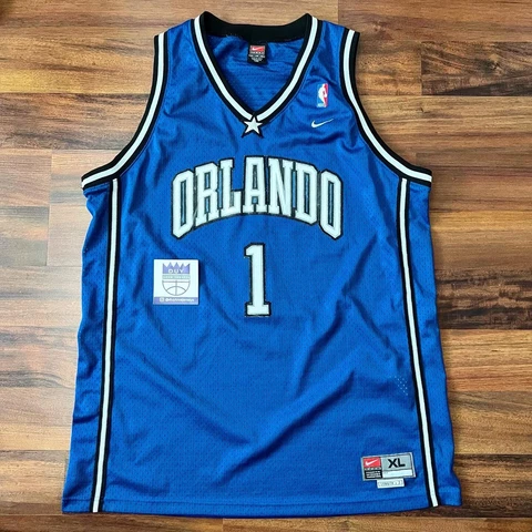 Vintage Nike Orlando Magic Tracy McGrady Swingman NBA Jersey Mens Sz XL Cover