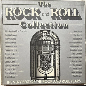 The Rock and Roll Collection - 3 vinyl LPs / 60 song compilation box (1982) VGC - Picture 1 of 12