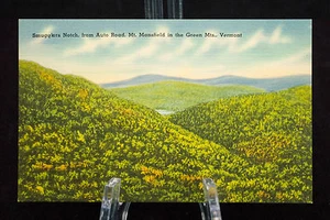 Postcard Smugglers Notch from Auto Road Mt Mansfield Green Mountains Vermont - Picture 1 of 2