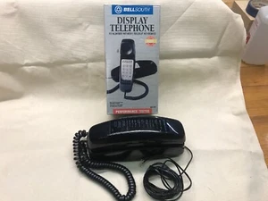 Teléfono con exhibición Bellsouth negro raro vintage nuevo en caja - Imagen 1 de 3