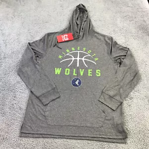 Minnesota Timberwolves Hoodie Mens Medium Sweatshirt Ultra Game NBA Green Shirt - Picture 1 of 9