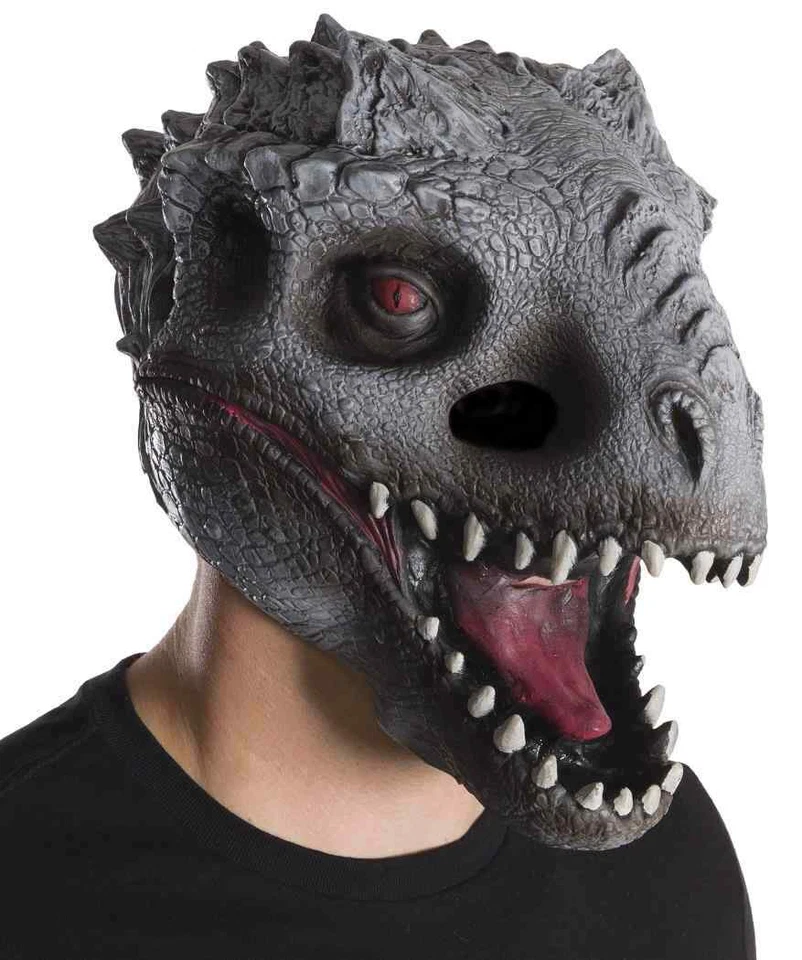 Máscara Indominus Rex Mundo Jurásico Parque de Dinosaurios Halloween Accesorio de Disfraz Foto 1 de 1