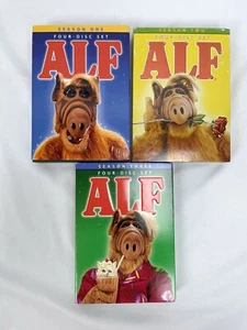ALF Video DVD Disc Set Season 1 2 3 TV Show Sleeve - Foto 1 di 6