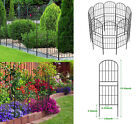 10 Pack Decorative Garden Fence Rustproof Metal Wire Panel Border Animal Barrier
