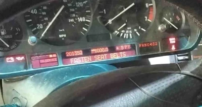 1995-1997 BMW 740I Cluster -The HOLY GRAIL, no programming needed! See descrip. - Image 1 of 4