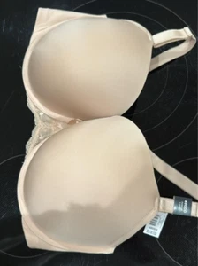 NEW Torrid Curves Push Up T-Shirt Bra Beige Size 40DDD Underwire - Picture 1 of 5
