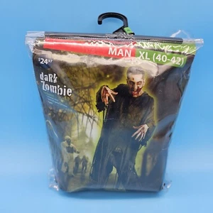 Fun World Dark ZOMBIE XL MEN 40-42 Costume COMPLETE Halloween Scare Horror - Picture 1 of 2