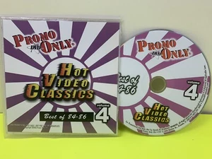 🔥 Promo Only DVD Hot Video Classics Best of 1984-1986 1980s Music Videos Vol 4 - Picture 1 of 2