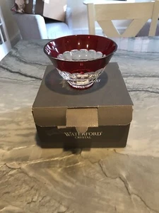 Waterford Crystal SIMPLY RED 5" Bowl, NIB - Picture 1 of 7