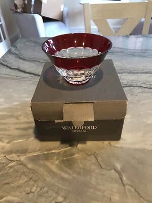Waterford Crystal SIMPLY RED 5" Bowl, NIB - Image 1 of 4