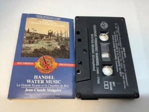 HANDEL (1685-1759) WATER MUSIC Audio Cassette Tape JEAN-CLAUDE MALGOIRE MT-39066 - Picture 1 of 4