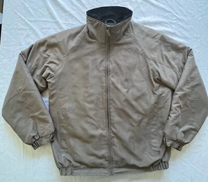 Perry Ellis Portfolio Men's Microfiber Med Jacket Coat Puffer Lined Full Zipper - Picture 1 of 10