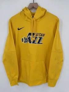 Nike Utah Jazz NBA Official Dri-Fit Hoodie Yellow Men’s Size Medium - Picture 1 of 9