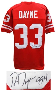 Heisman RON DAYNE Signed Wisconsin Red Jersey w/99H - SCHWARTZ - Picture 1 of 2
