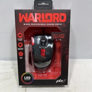 Warlord Wired Professional Gaming Mouse by PBX ~ NEW - Picture 1 of 6