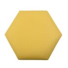 Wandsticker Kopfsttze fr Bett und Sofa Weiches Kopfteil in Hexagon Design