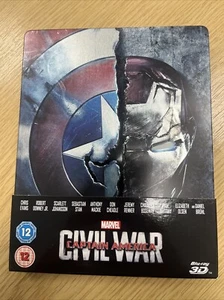 Captain America: Civil War 3D/2D Limited Edition Blu-ray Steelbook - Picture 1 of 5