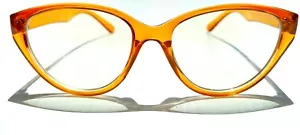 BLAULICHT blockierende Leser Computer Gaming Brille Gold Kristall Cateye STELLA - Bild 1 von 11