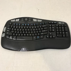 Logitech K350 Wireless Comfort Wave Ergonomic Keyboard NO DONGLE - Picture 1 of 11